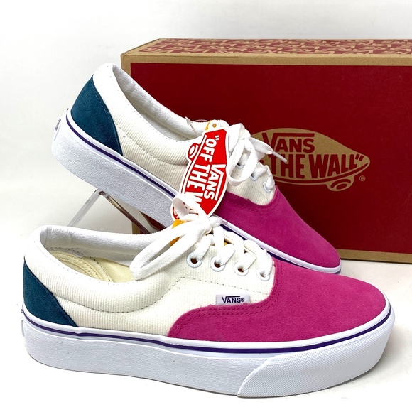 Vans Shoes - VANS Era Platform Multicolor Low Women's Size 7 Canvas Suede VN0A3WLUWVY